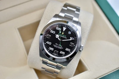 Rolex Air-King Bloodhound Stainless Steel Watch 116900 | 2020 Box & Papers