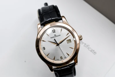 Jaeger LeCoultre Master Control 18ct Rose Gold Watch 147.2.37.S | Box & Papers