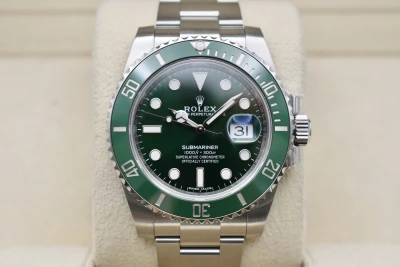 Rolex Submariner Hulk Stainless Steel Watch 116610LV | 2018 B&P