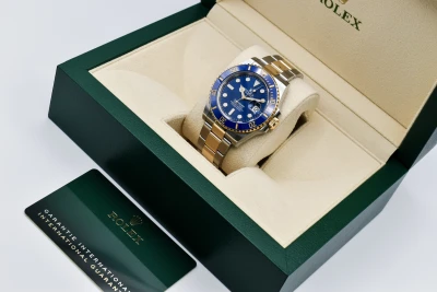 Rolex Submariner Stainless Steel & 18ct Gold Blue Dial Watch 126613LB | 2025