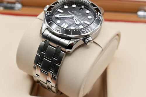Omega Seamaster Stainless Steel Black Dial Watch 210.30.42.20.01.001 | 2026 Unworn