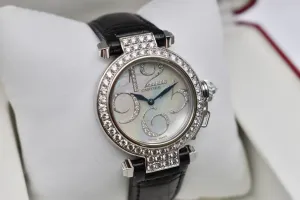 Cartier Pasha White Gold Diamond Set Watch WJ123221 | 2008 Box & Papera