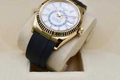 Rolex Skydweller Oysterflex 18K Gold 336238 | 2025 Box & Papers