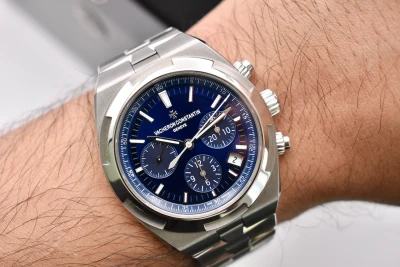 Vacheron Constanton Overseas Chronograph Stainless Steel 5500V | 2019 B&P