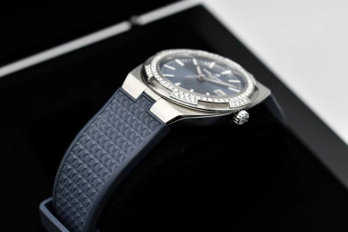 Vacheron Contstantin Overseas Ladies Stainless Steel Diamond Watch 1205V/100A-B590 | B&P