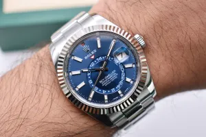 Rolex Skydweller Stainless Steel Blue Dial Watch 326934 | 2021 Box & Papers