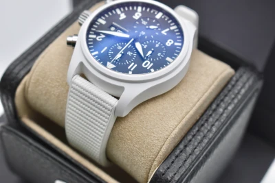 IWC Pilots Chronograph Lake Tahoe Watch IW389105 | 2023 Box & Papers