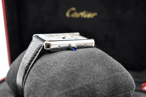 Cartier Tank Solo XL Automatic Stainless Steel Watch W5200027 | 2018 B&P