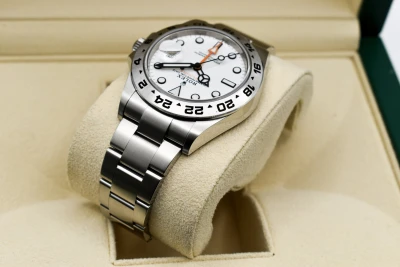 Rolex Explorer ll Stainless Steel White Dial Watch 226570 | 2026 Unworn