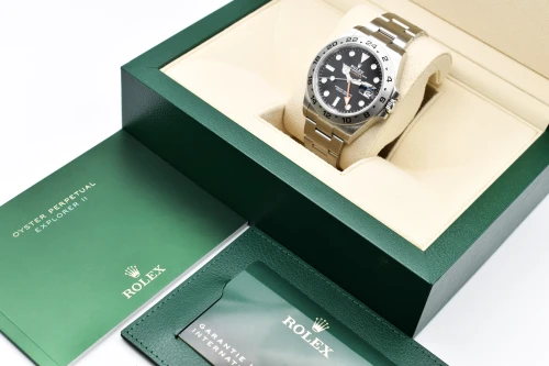 Rolex Explorer 2 Stainless Steel Black Dial Watch 226570 | 2023 B&P