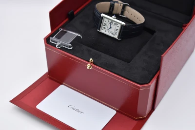 Cartier Large Tank Must Stainless Steel Watch WSTA0109 | 2025 Box & Papers