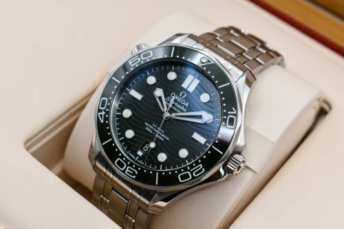 Omega Seamaster Stainless Steel Seaweed Green Watch 210.30.42.20.10.001 | 2026 B&P