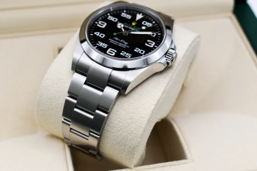 Rolex Air-King Stainless Steel Black Dial Watch 126900 | 2022 B&P