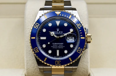 Rolex Submariner Stainless Steel & 18ct Gold Blue Dial Watch 126613LB | 2025