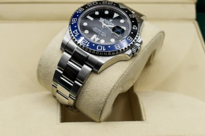 Rolex GMT Master ll Batman Stainless Steel 40mm Watch 116710BLNR | Box & Papers