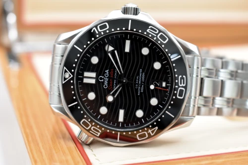 Omega Seamaster Stainless Steel Black Dial Watch 210.30.42.20.01.001 | 2026 Unworn
